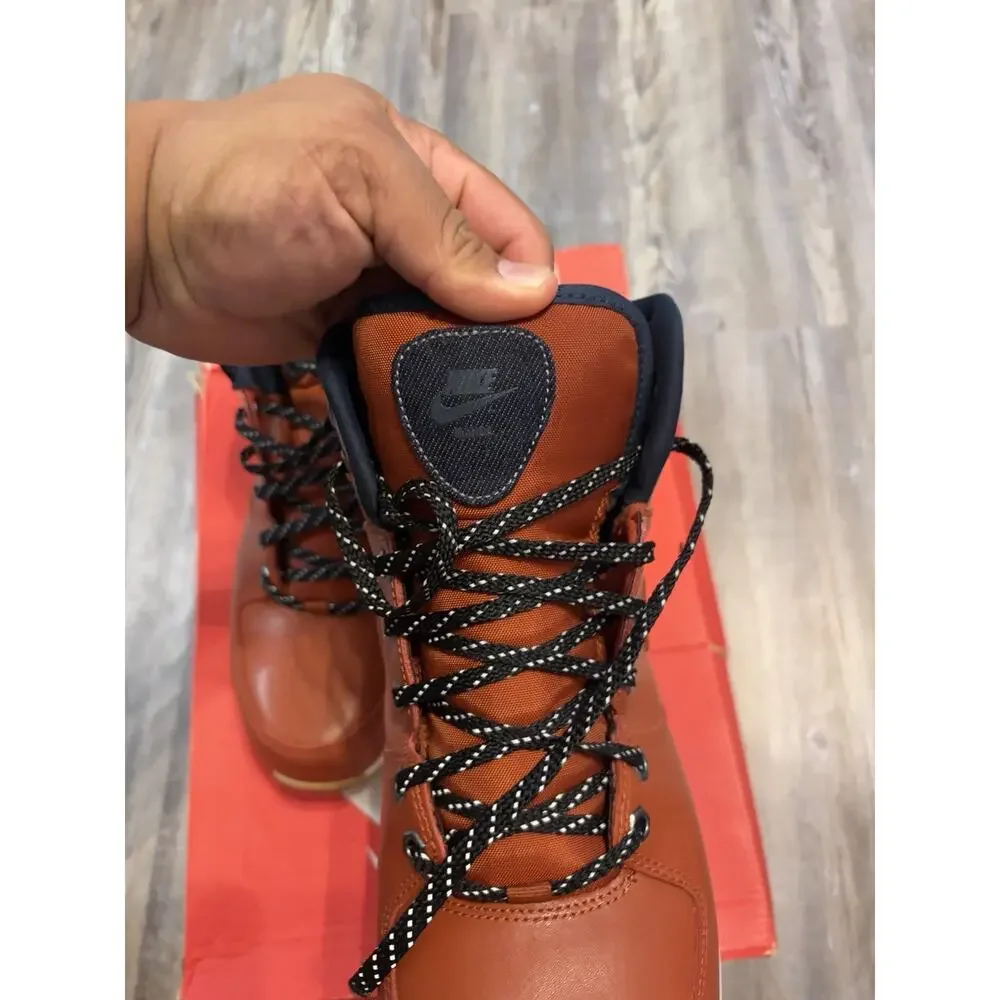 Nike Manoa Leather SE Boots Men’s 12 Rugged Orange DC8892-800 Hiking